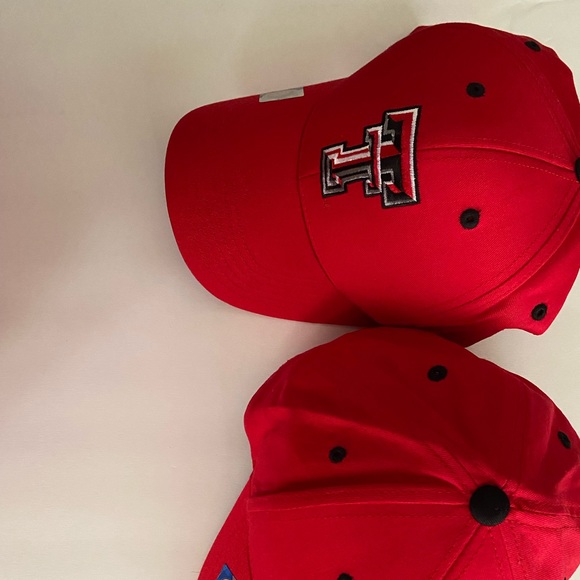 Red Texas Tech University "Red Raiders" Baseball Cap - New - Picture 2 of 3